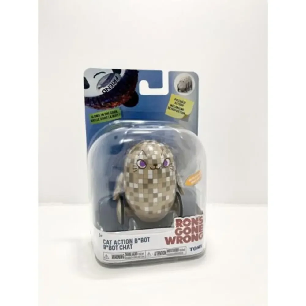 Ron's Gone Wrong Cat Action B*Bot Figure Friend